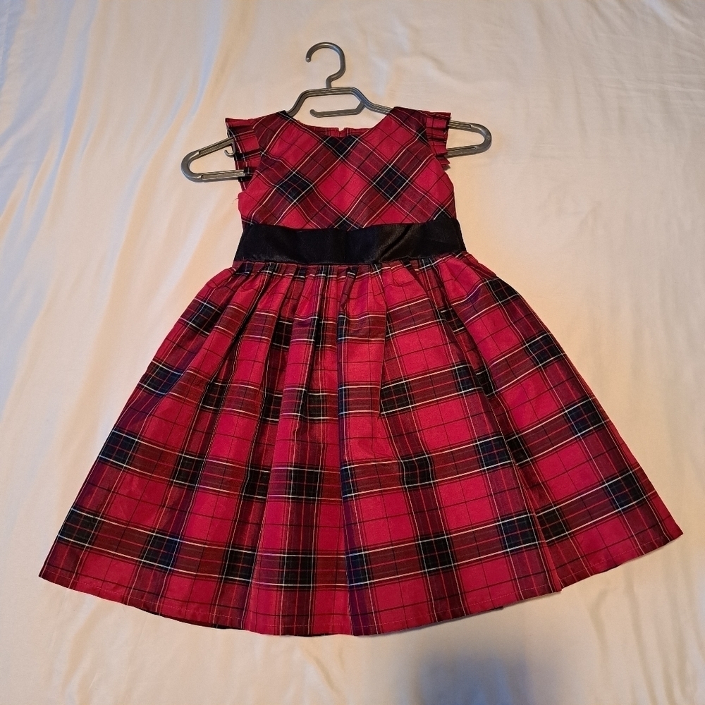 Hope & Henry plaid dress size 5 EUC